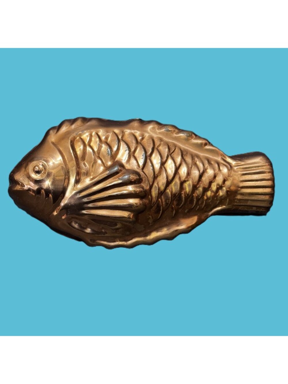 M.A.C. Copper Fish Mold Decorative Wall Hanging, Vintage Circa 1970s